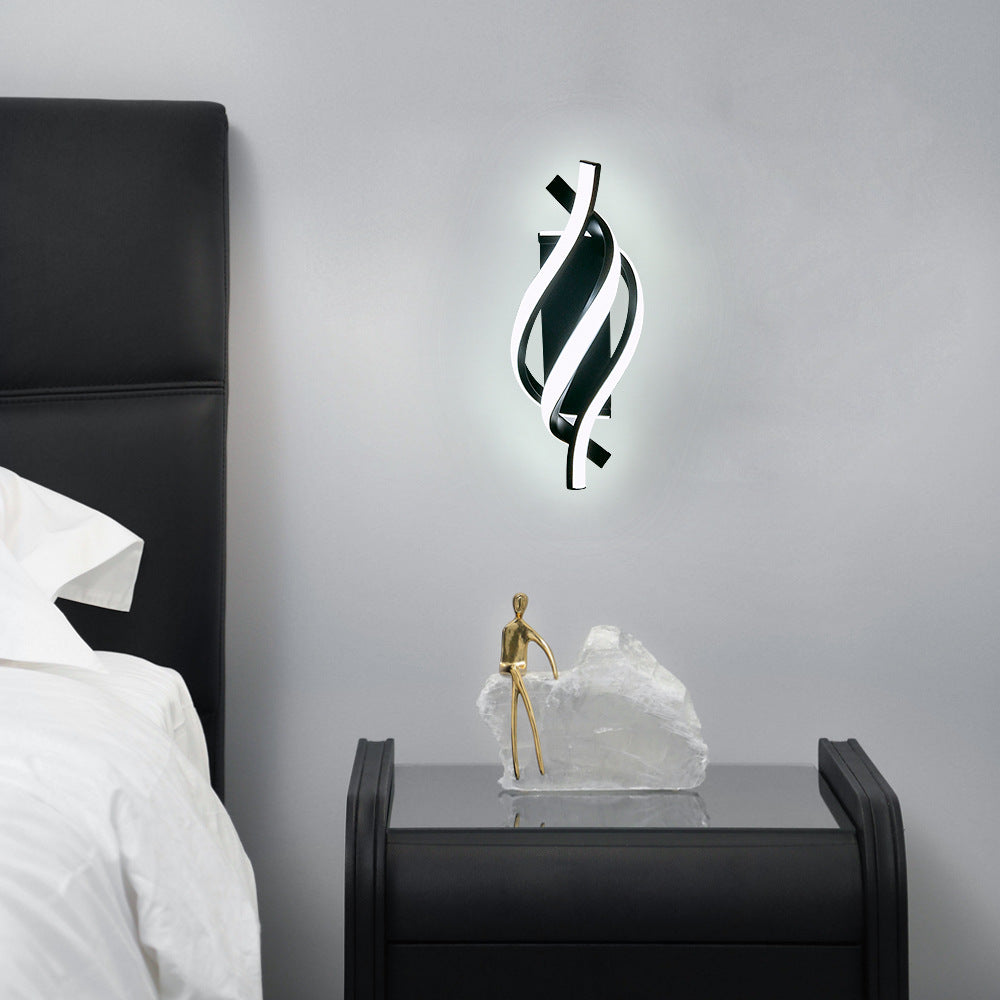 Illuminate Your Space with the Minimalist Modern Aluminum Bedside Wall Light