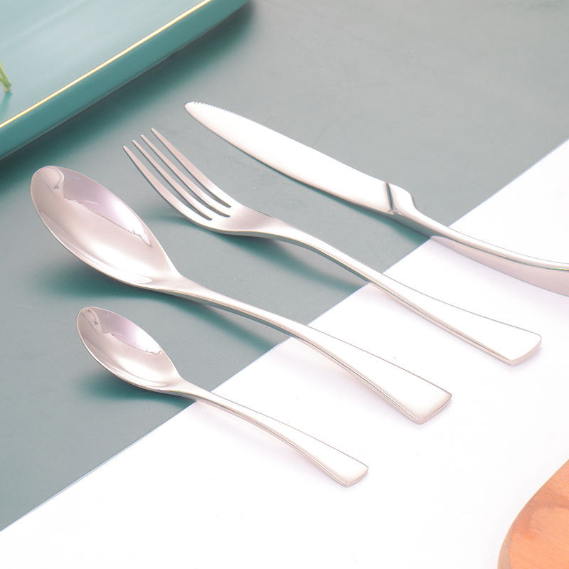 Elevate Your Dining Experience with the Creative Stainless Steel Cutlery Set