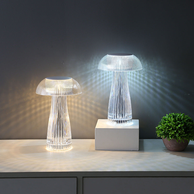 Illuminate Your Space with the Crystal Jellyfish Table Lamp